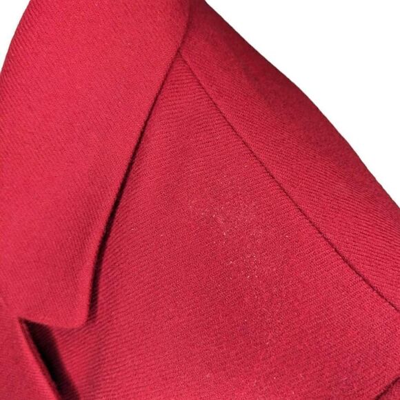 Pendleton Red Blazer Vintage Women's Size 6 Petite 100% Virgin Wool Career Work - Picture 14 of 14